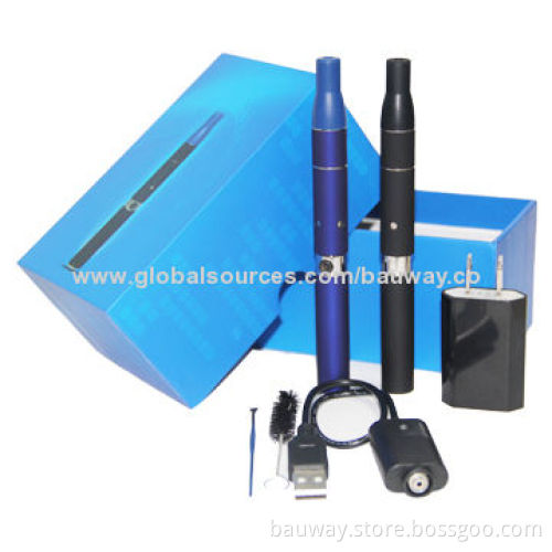 Electronic cigarette dry herb vaporizer pen, with ego battery